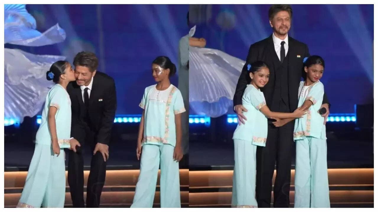 SRK’s cute moment with his young fans goes viral - Watch