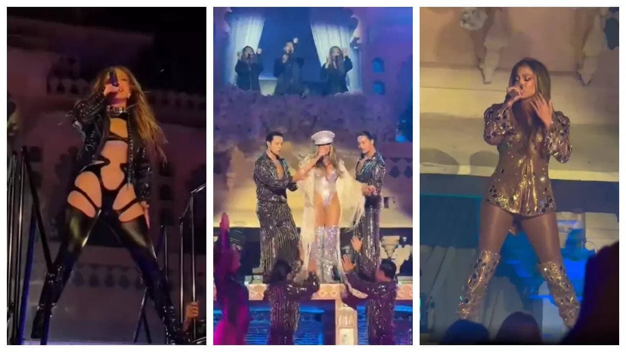 JLo sets the stage on FIRE at Udaipur wedding - WATCH