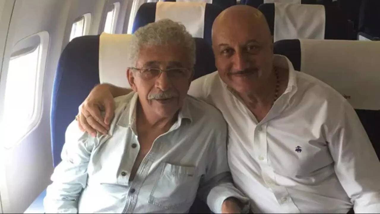 Anupam Kher addresses strained equation with Naseeruddin ...