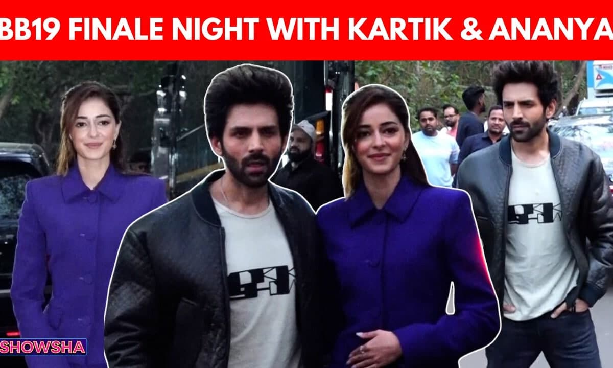 Kartik Aaryan & Ananya Panday Arrive For BB19 Finale To P...